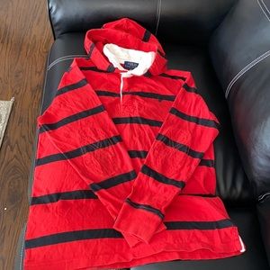 Red and Black striped long sleeve shirt for boy’s